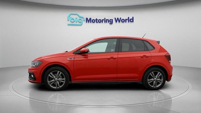 Used VW Polo R-line 115 HP (84 kW) 2019 Red Hatchback