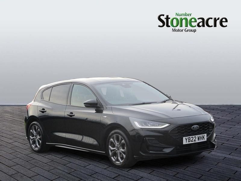 Black Used 2022 Ford Focus ST-Line Hatchback | £13,999 (Fair price) - Image 1/2