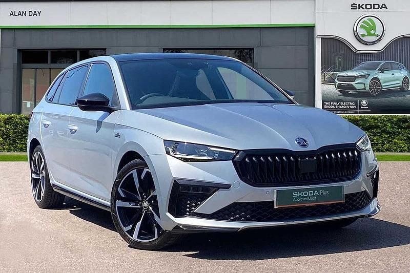 Brilliant silver metallic Used 2025 Skoda Scala Monte Carlo Hatchback | £21,199 (Fair price) - Image 1/4