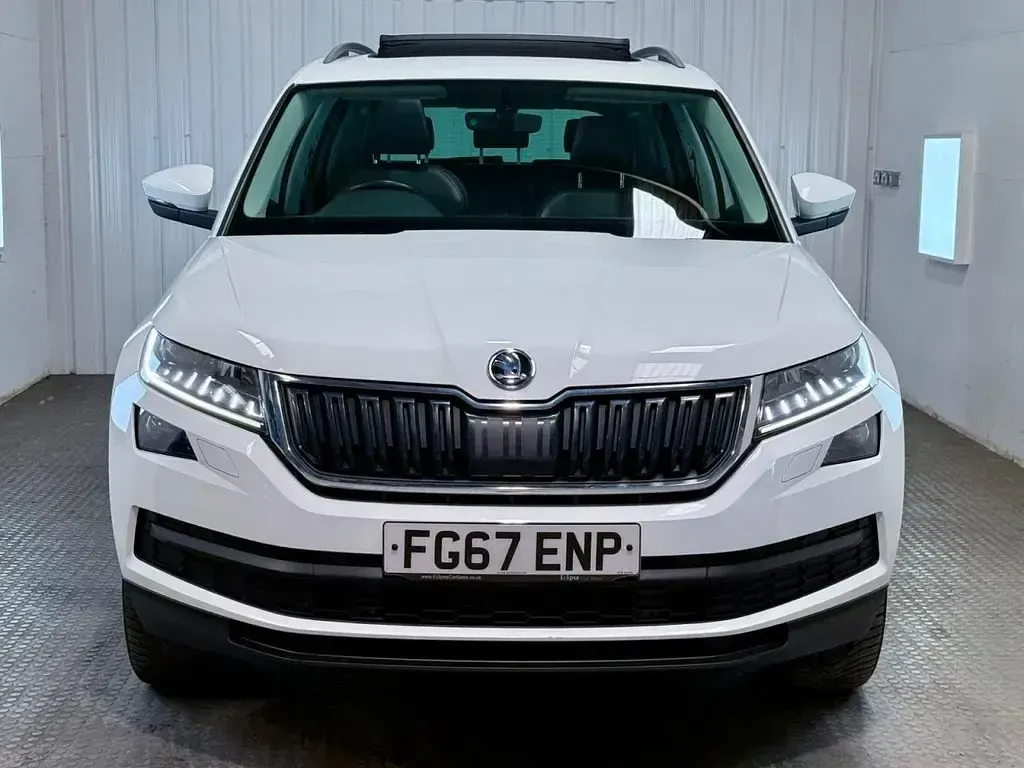 Used Skoda Kodiaq SE L 190 HP (139 kW) 2017 White SUV