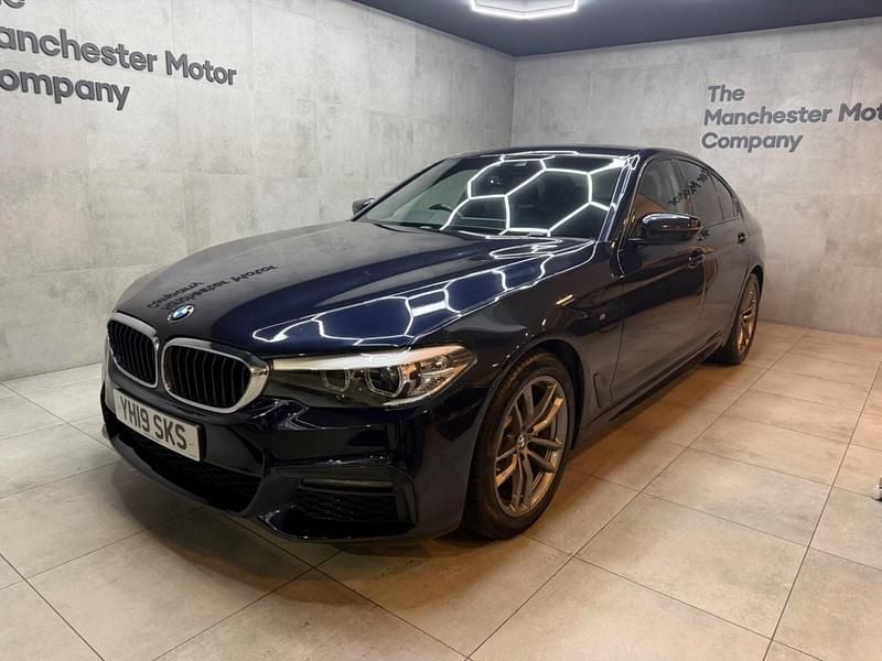 Black Used 2019 BMW 520 M Sport Sedan | £11,760 (Good price) - Image 1/4