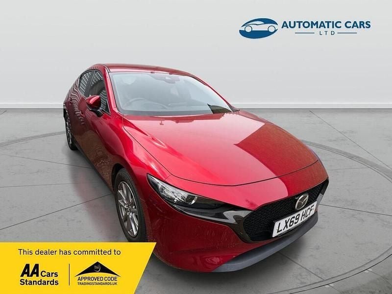 Begagnad Mazda 3 162 HK (119 kW) 2019 Röd Halvkombi