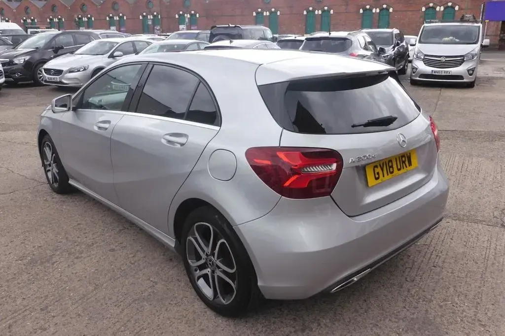 Used Mercedes A200 Sport Edition 136 HP (100 kW) 2018 Silver Hatchback