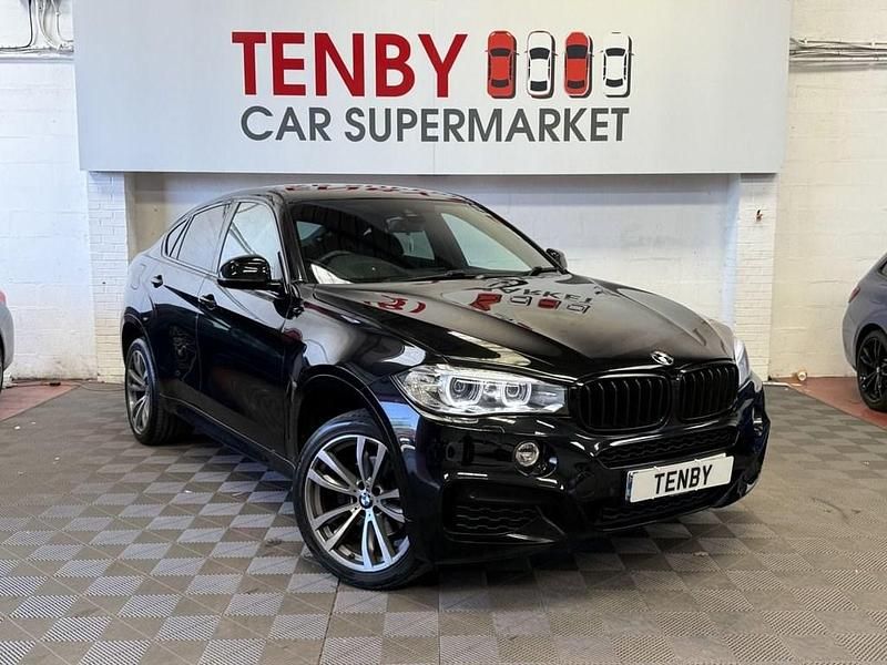 Black Used 2017 BMW X6 M Sport SUV | £21,795 (Fair price) - Image 1/3