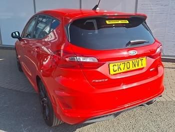 Used Ford Fiesta ST-Line 125 HP (91 kW) 2020 Red Hatchback