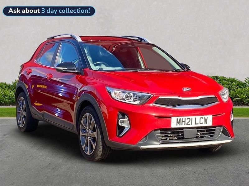 Red Used 2021 Kia Stonic 4 SUV | £12,967 (Fair price) - Image 1/4