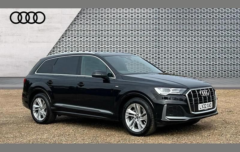 Used Audi Q7 S-Line 340 HP (250 kW) 2022 Black SUV