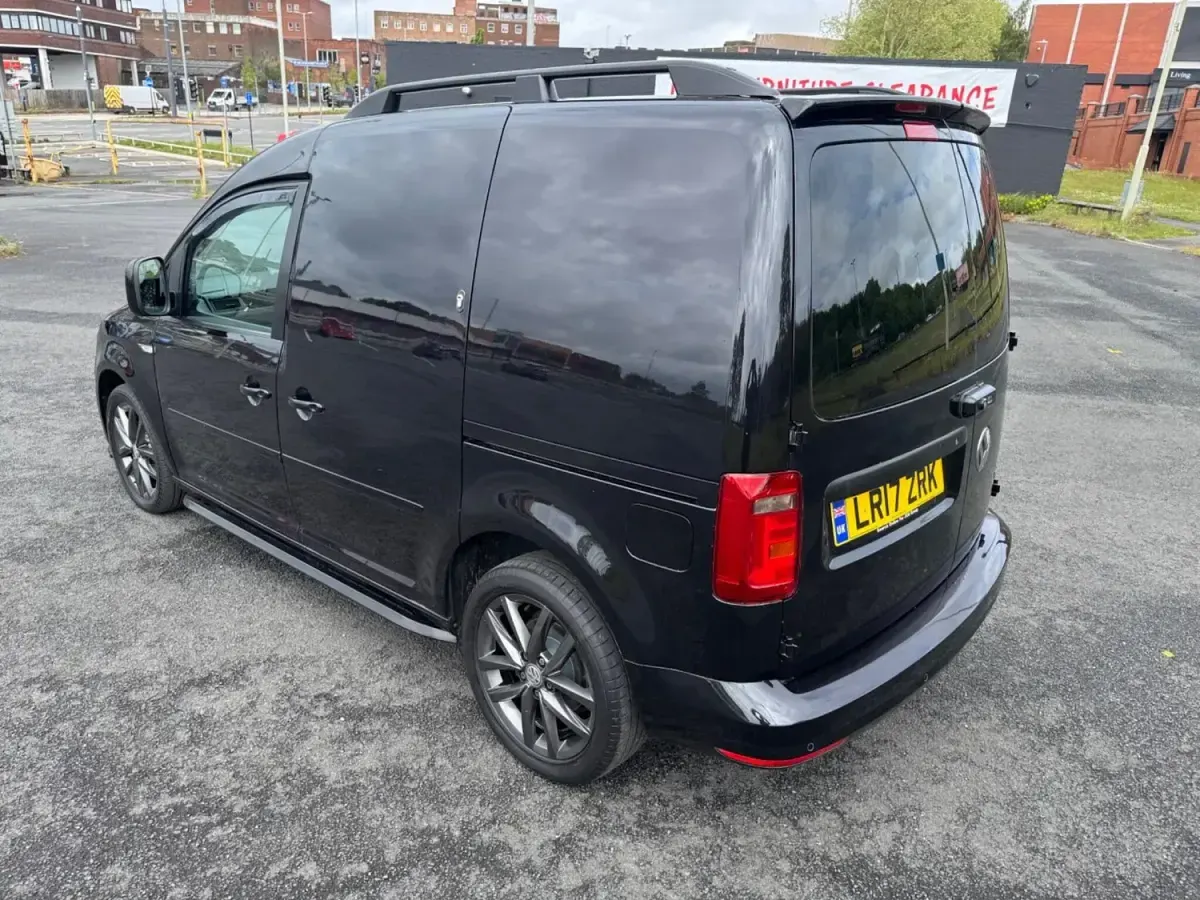 Used VW Caddy Black Edition 102 HP (75 kW) 2017 Black MPV