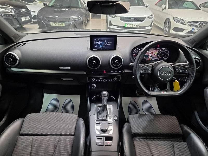 Used Audi A3 Sportback S-Line 150 HP (110 kW) 2019 Black Hatchback