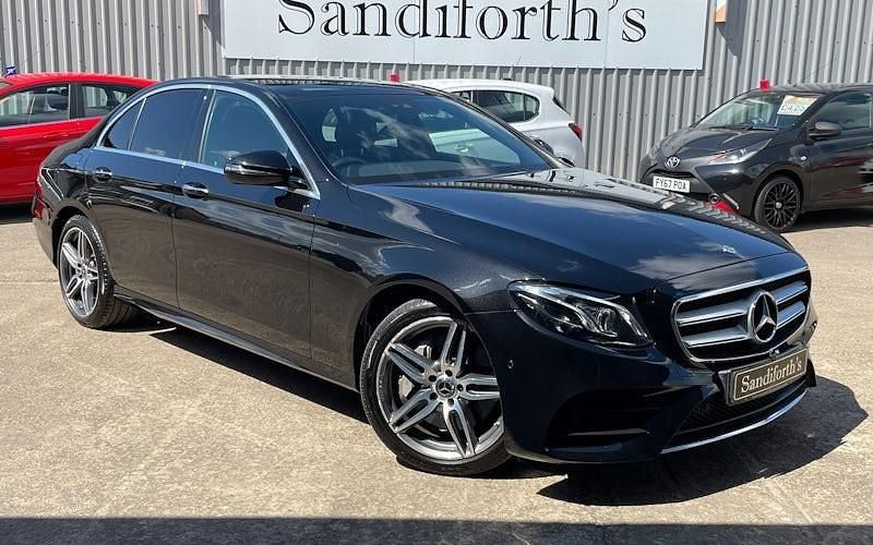 Used Mercedes E400 AMG Line Premium Plus 340 HP (250 kW) 2019 Black Sedan