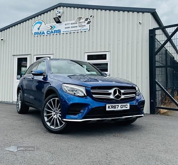 Blue Used 2017 Mercedes GLC350 AMG line Estate | £21,995 (Good price) - Image 1/4