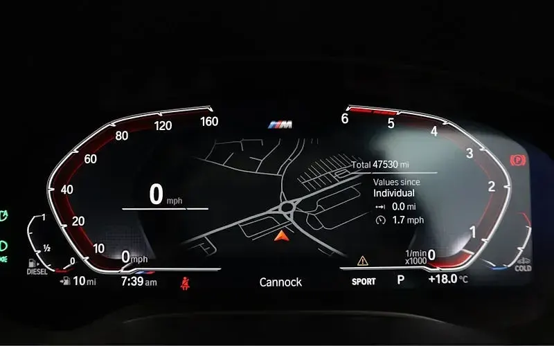 Used BMW 530 M Sport 286 HP (210 kW) 2021 Black Estate