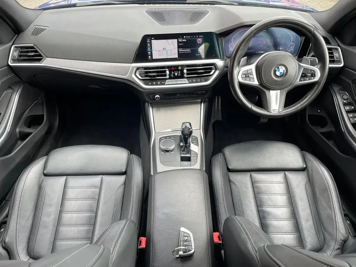 Used BMW 330e M Sport 2019 Blue Sedan