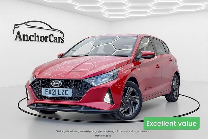Red Used 2021 Hyundai i20 SE Hatchback | £12,993 (Fair price) - Image 1/4