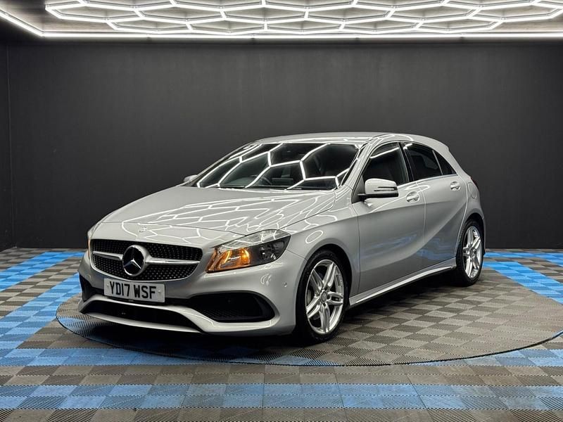 Used Mercedes A220 AMG line 2017 Silver Hatchback