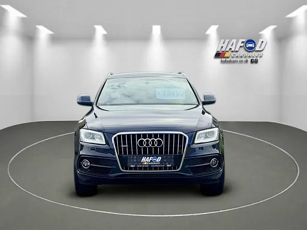 Used Audi Q5 S-line plus 241 HP (177 kW) 2013 Blue SUV
