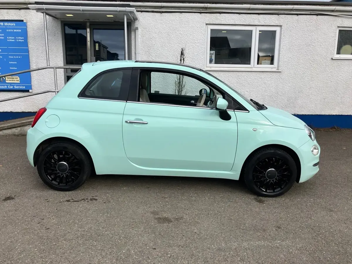 Used Fiat 500 Lounge 69 HP (50 kW) 2016 Green Hatchback