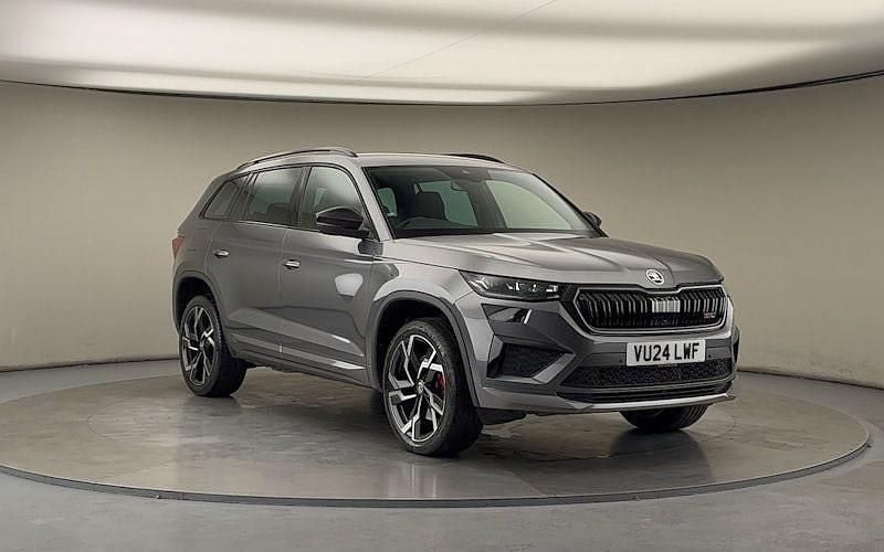 Graphite grey Used 2024 Skoda Kodiaq vRS SUV | £36,200 (Fair price) - Image 1/4