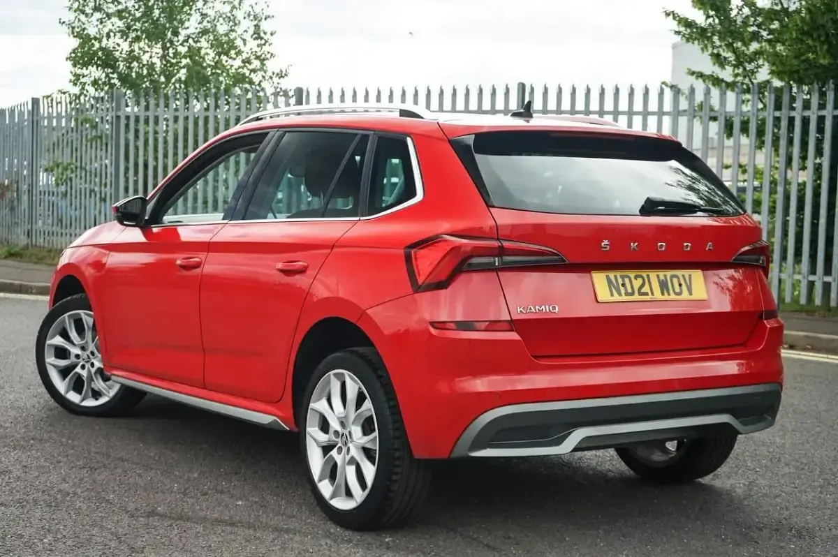 Used Skoda Kamiq SE L 108 HP (79 kW) 2021 Red SUV