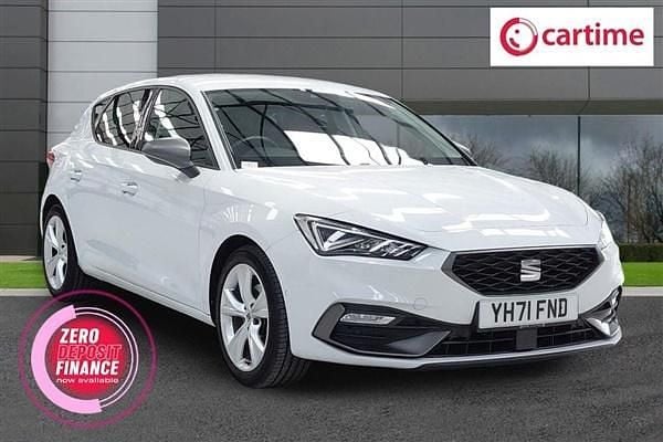 White Used 2021 Seat Leon FR Hatchback | £19,765 (Expensive) - Image 1/4