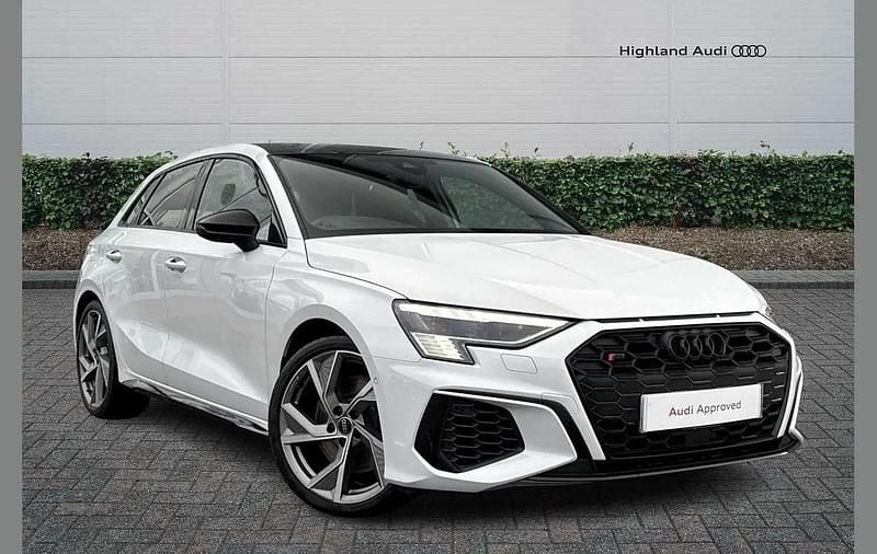 White Used 2023 Audi S3 Sportback Advanced Hatchback | £39,985 - Image 1/4