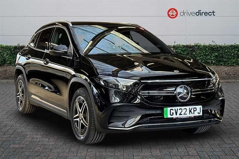 Black Used 2022 Mercedes EQA350 AMG line SUV | £21,850 (Fair price) - Image 1/4