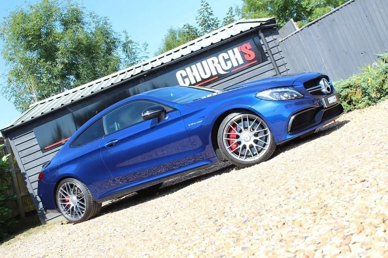 Blue Used 2017 Mercedes C63 AMG Premium Coupe | £37,790 (Fair price) - Image 1/4