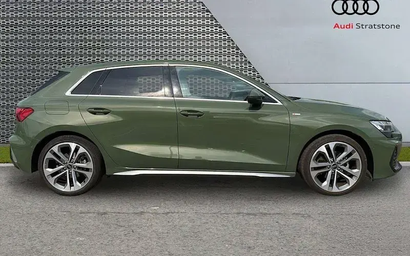 Used Audi A3 Sportback S-Line 150 HP (110 kW) 2025 Green Hatchback