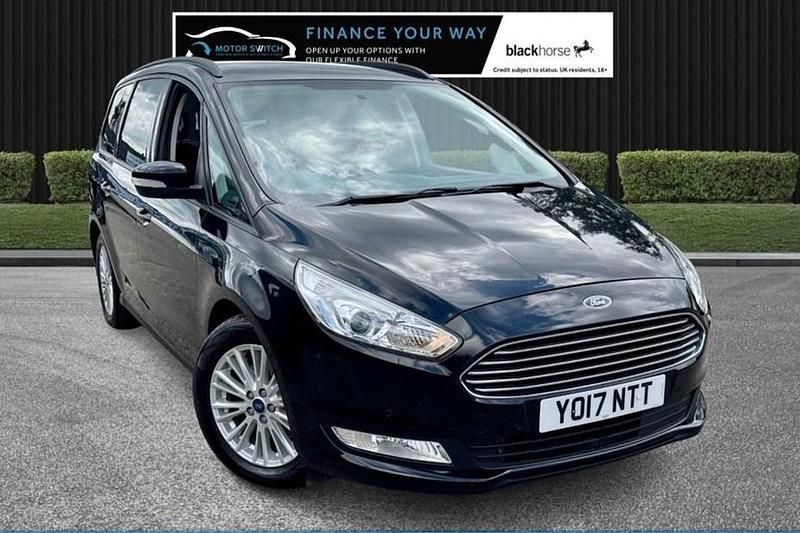 Black Used 2017 Ford Galaxy Zetec MPV | £6,295 (Fair price) - Image 1/1