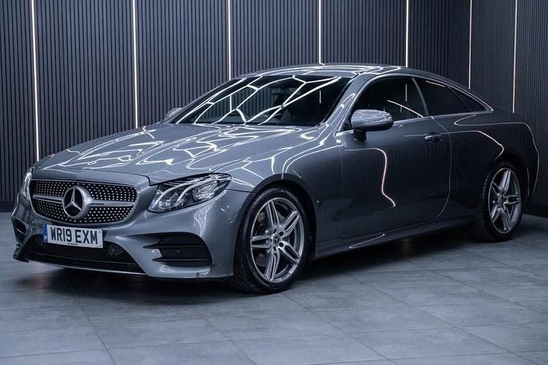 Used Mercedes E220 AMG line 194 HP (142 kW) 2019 Grey Coupe