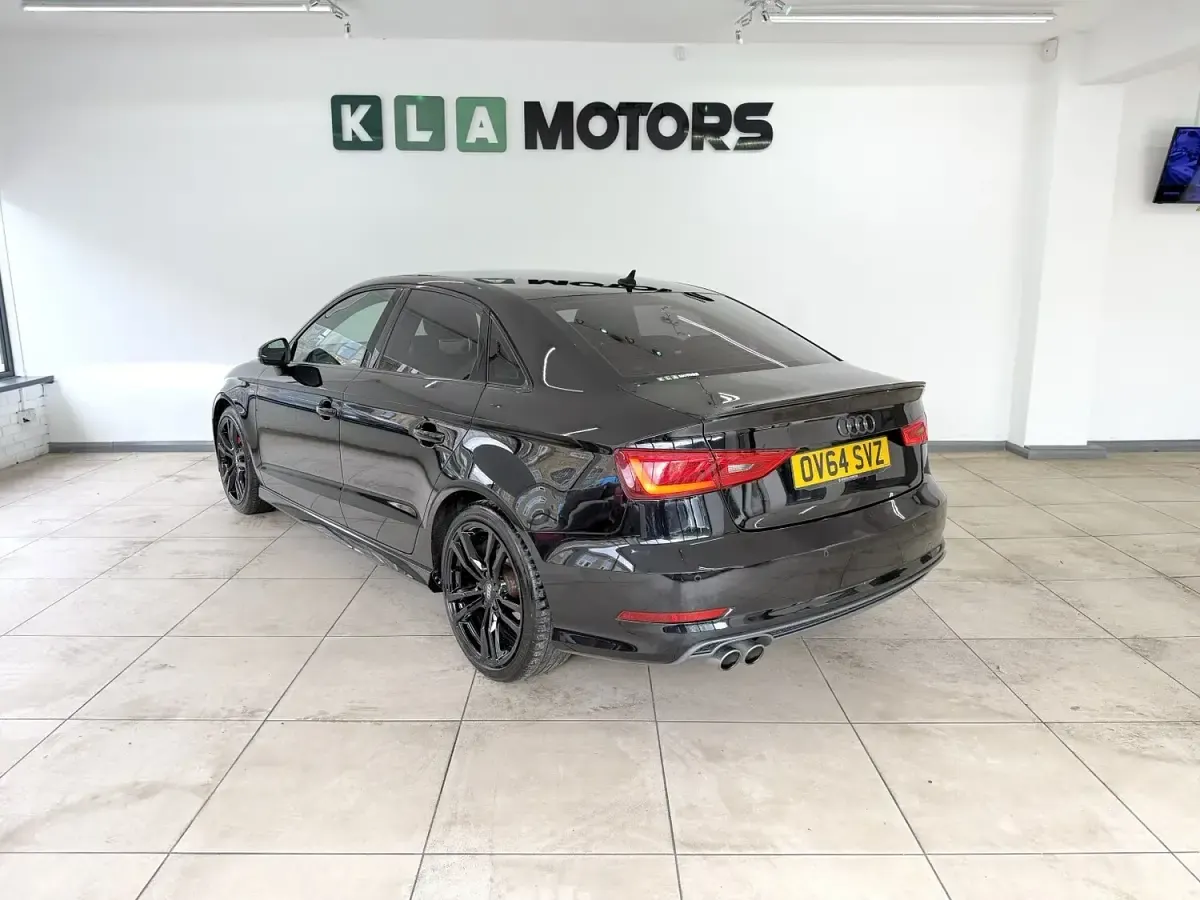Used Audi A3 S-Line 150 HP (110 kW) 2014 Black Sedan
