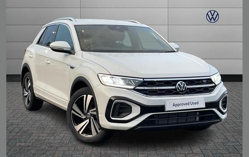 White New 2025 VW T-Roc R-line SUV | £28,468 (Fair price) - Image 1/4