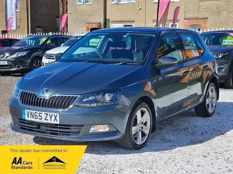 Used Skoda Fabia SE L 105 HP (77 kW) 2015 Grey Hatchback