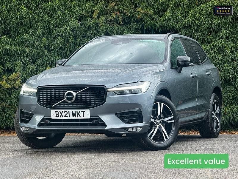 Grey Used 2021 Volvo XC60 R-Design SUV | £22,396 (Fair price) - Image 1/4