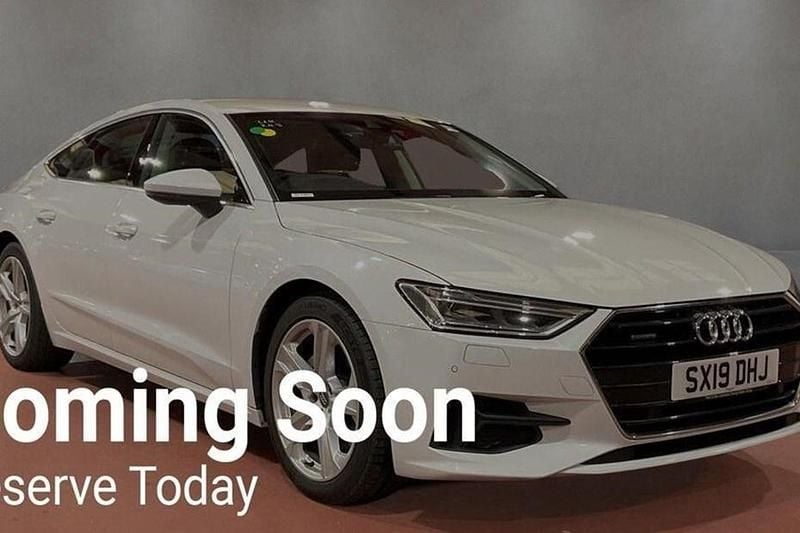 Used Audi A7 Sportback Sport 231 HP (169 kW) 2019 White Hatchback
