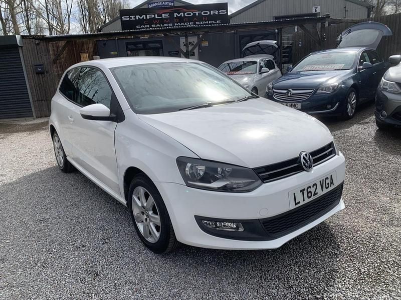 Used VW Polo Match 60 HP (44 kW) 2012 White Hatchback