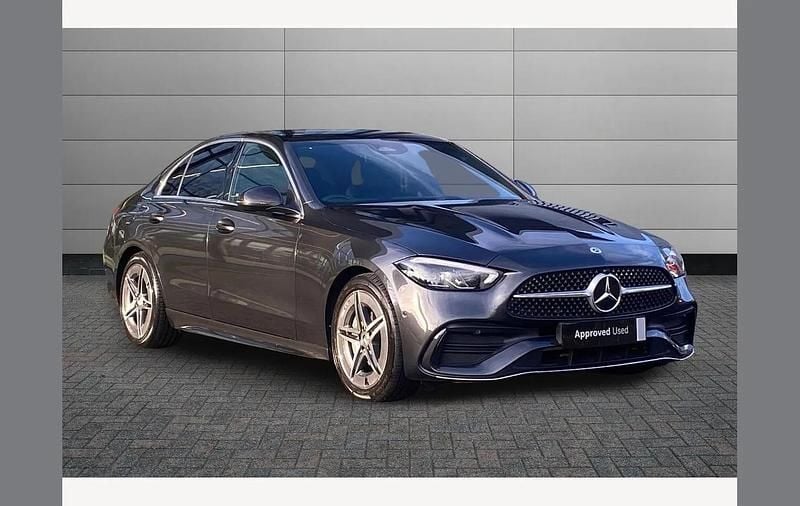 Grey Used 2023 Mercedes C200 AMG line Sedan | £27,295 (Good price) - Image 1/4