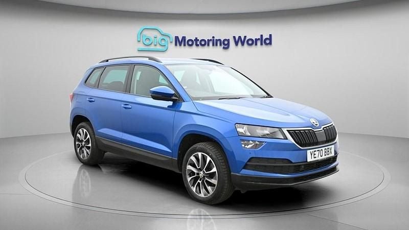 Used Skoda Karoq SE Drive 150 HP (110 kW) 2020 Blue SUV