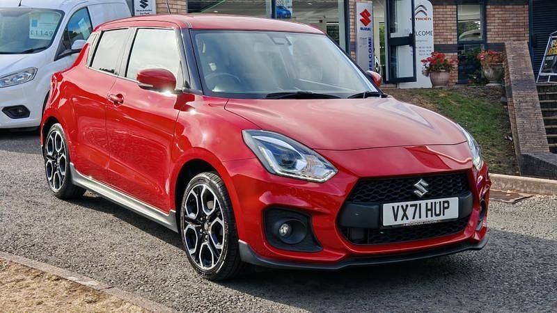 Red Used 2021 Suzuki Swift Sport Hatchback | £13,995 (Good price) - Image 1/4
