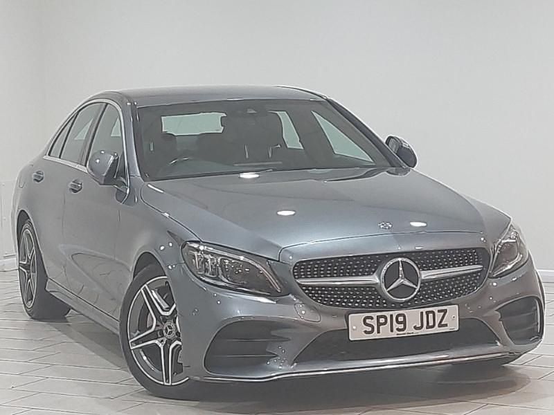 Used Mercedes C220 AMG Line Premium 194 HP (142 kW) 2019 Grey Sedan