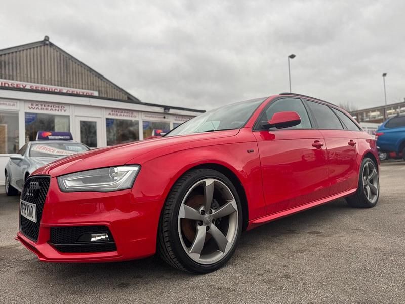 Used Audi A4 Black Edition 143 HP (105 kW) 2013 Red Estate