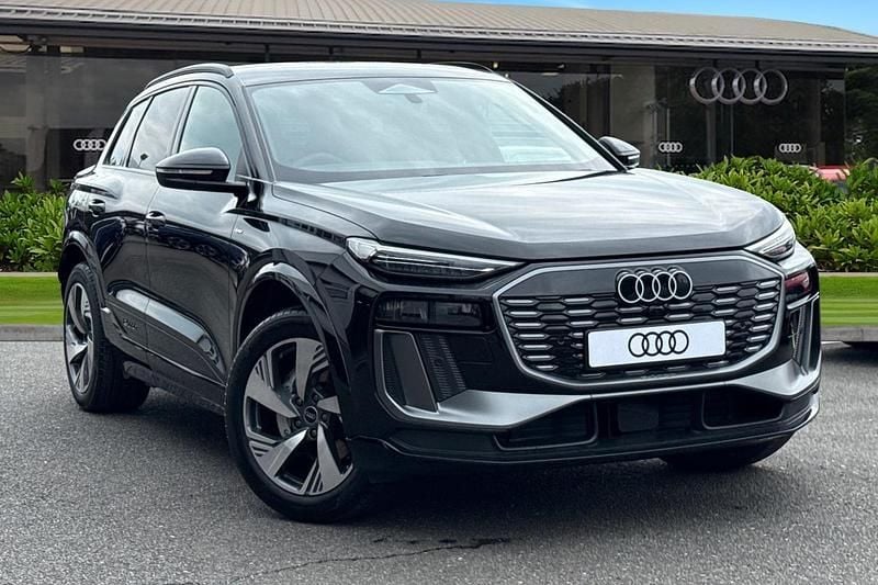 Black New 2025 Audi Q6 e-tron S-Line SUV | £64,990 (Good price) - Image 1/4