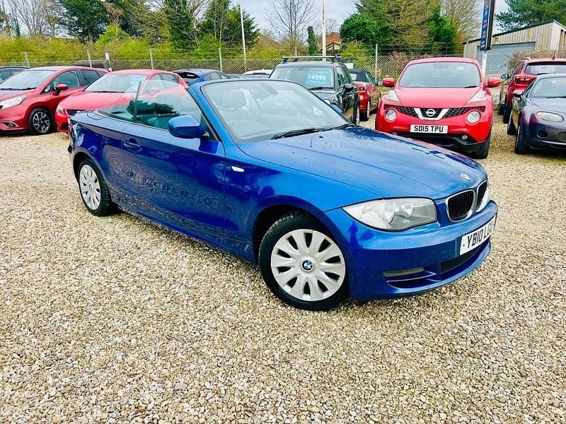 Used BMW 120 Cabriolet Sport Line 2010 Blue Cabriolet