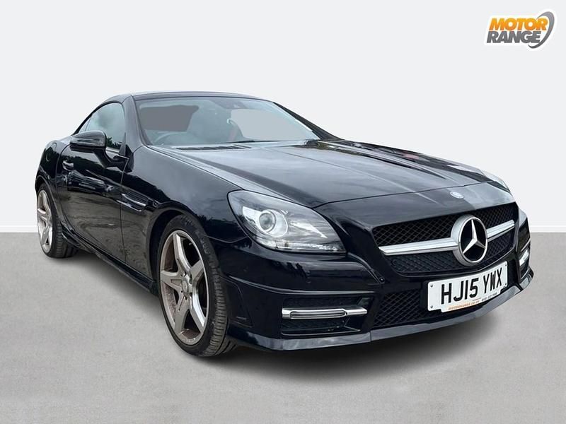 Black Used 2015 Mercedes SLK250 AMG Cabriolet | £13,495 (Fair price) - Image 1/4