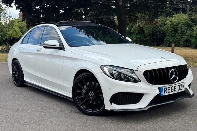 White Used 2016 Mercedes C220 AMG line Sedan | £12,999 (Fair price) - Image 1/1