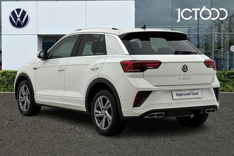 Used VW T-Roc R-line 150 HP (110 kW) 2022 White SUV