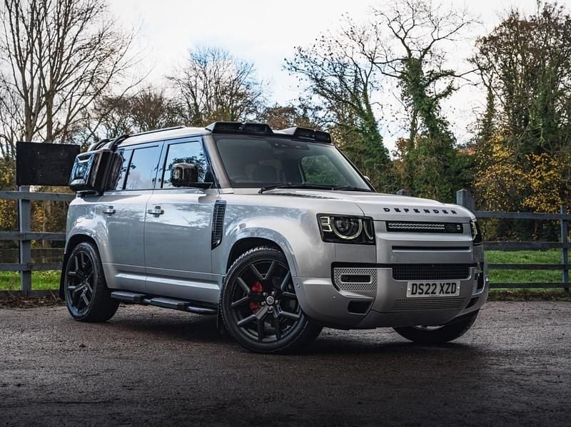 Silver Used 2022 Land Rover Defender S SUV | £56,950 (Expensive) - Image 1/4