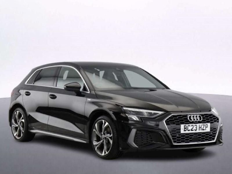 Used Audi A3 Sportback S-Line 2023 Black Hatchback