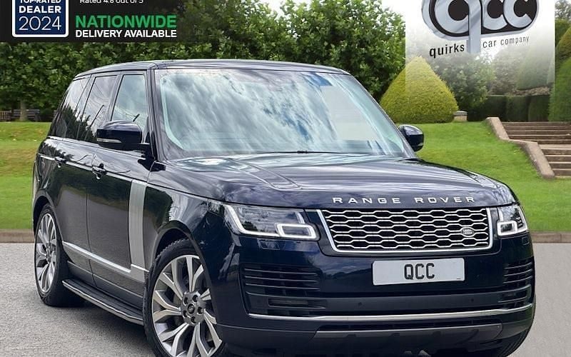 Portofino blue Used 2021 Land Rover Range Rover SUV | £36,950 (Super price) - Image 1/4