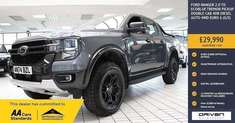 Grey Used 2024 Ford Ranger Tremor Pickup | £29,990 (Super price) - Image 1/3